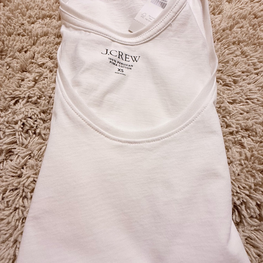 J. Crew White Tank Top
